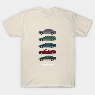 W124 classic car collection T-Shirt